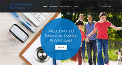 Desktop Screenshot of pavilionfamilyphysicians.com