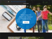 Tablet Screenshot of pavilionfamilyphysicians.com